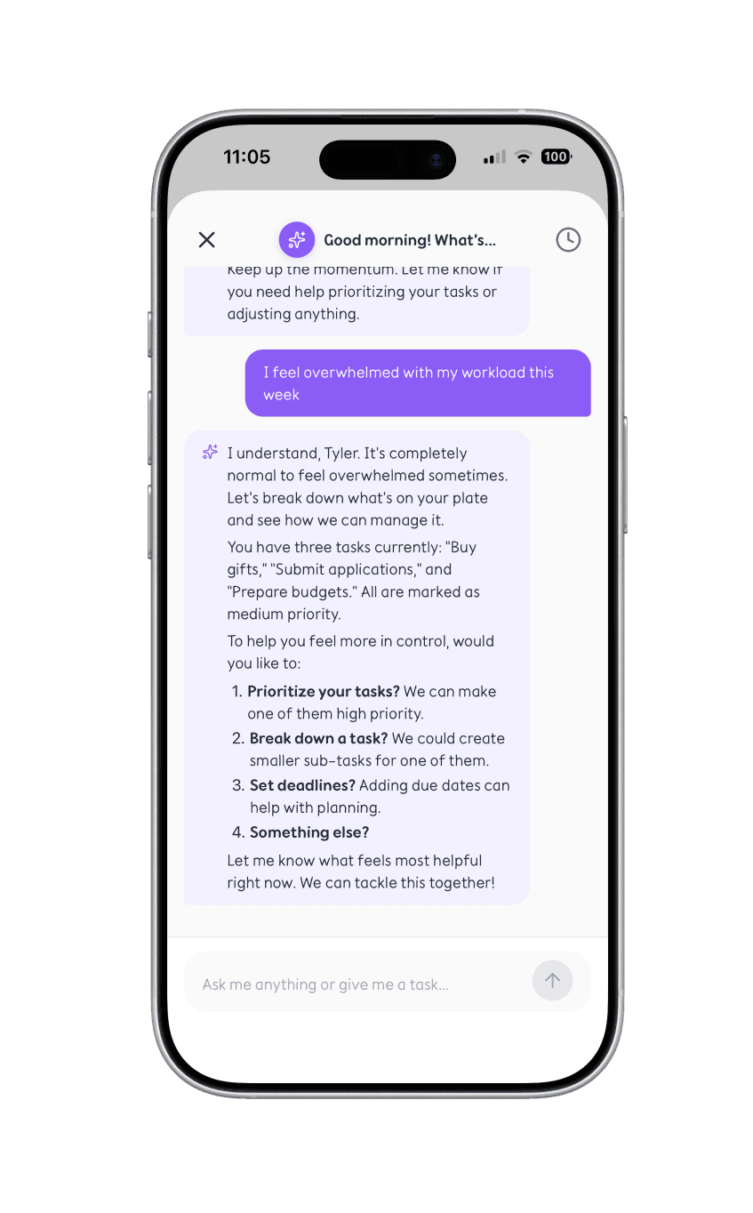 OneMind AI Coach demo